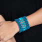 Paparazzi Accessories Barbados Beach Club - Blue Bracelets - Lady T Accessories