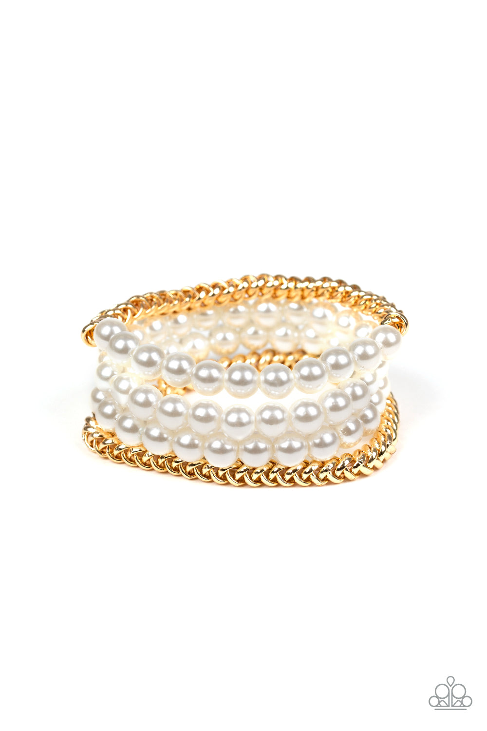 Paparazzi Accessories Industrial Incognito - Gold Bracelets - Lady T Accessories