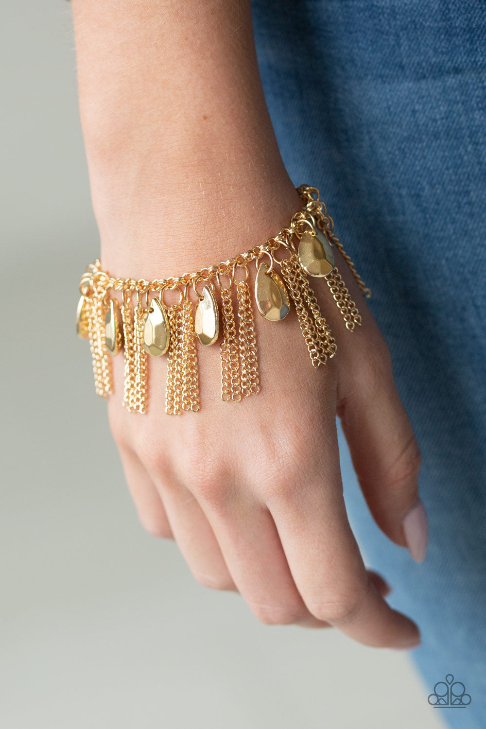 Paparazzi Accessories Brag Swag - Gold Bracelets - Lady T Accessories