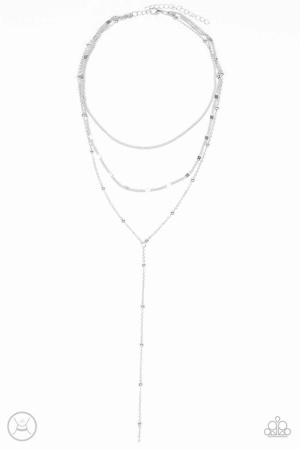 Paparazzi Accessories Think Like a Minimalist - Silver Necklaces - Lady T Accessories