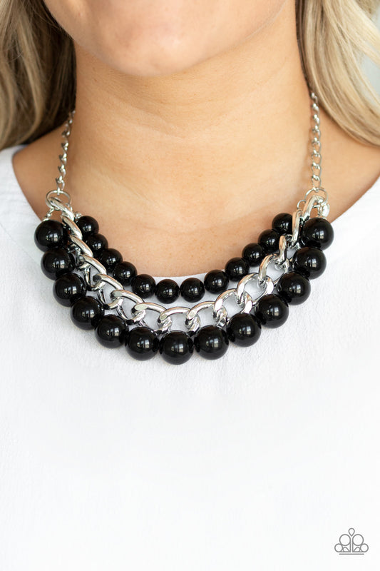 Paparazzi Accessories Empire State Empress - Black Necklaces - Lady T Accessories