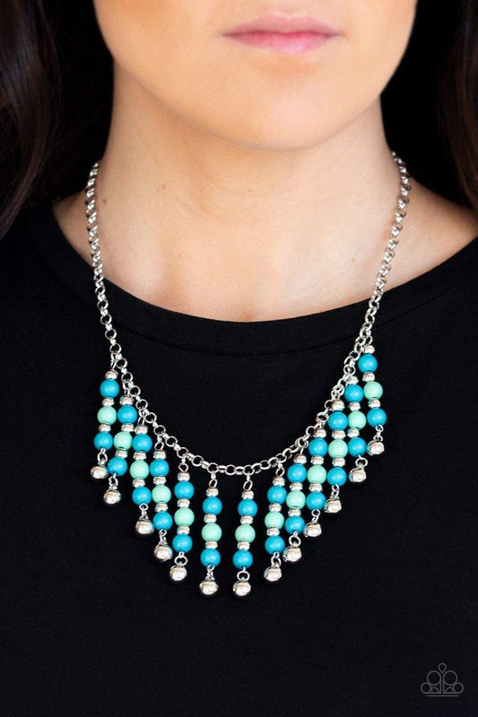Paparazzi Accessories My Sundae's Best - Blue Necklaces - Lady T Accessories
