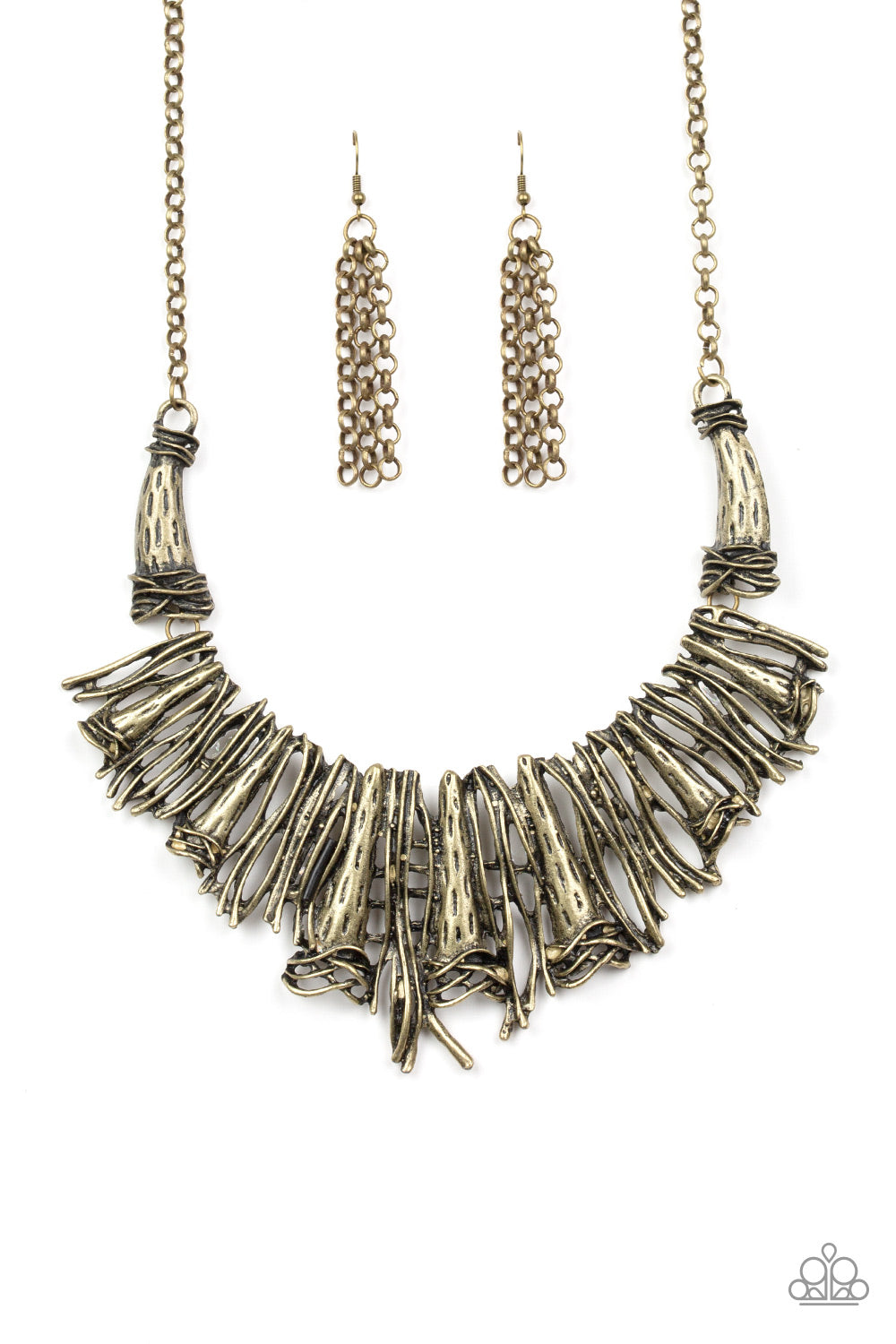 Paparazzi Accessories In the MANE-stream - Brass Necklaces - Lady T Accessories