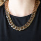 Paparazzi Accessories Put It On Ice - Brass Necklaces - Lady T Accessories