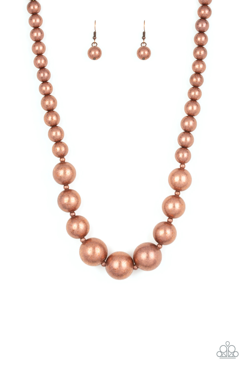 Paparazzi Accessories Living Up to Reputation - Copper Necklaces - Lady T Accessories
