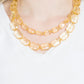 Paparazzi Accessories Ice Bank - Gold Necklaces - Lady T Accessories