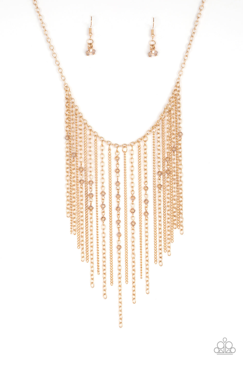 Paparazzi Accessories First Class Fringe - Gold Necklaces - Lady T Accessories