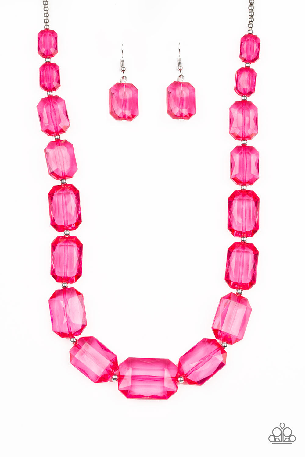 Paparazzi Accessories Ice Versa - Pink Necklaces - Lady T Accessories