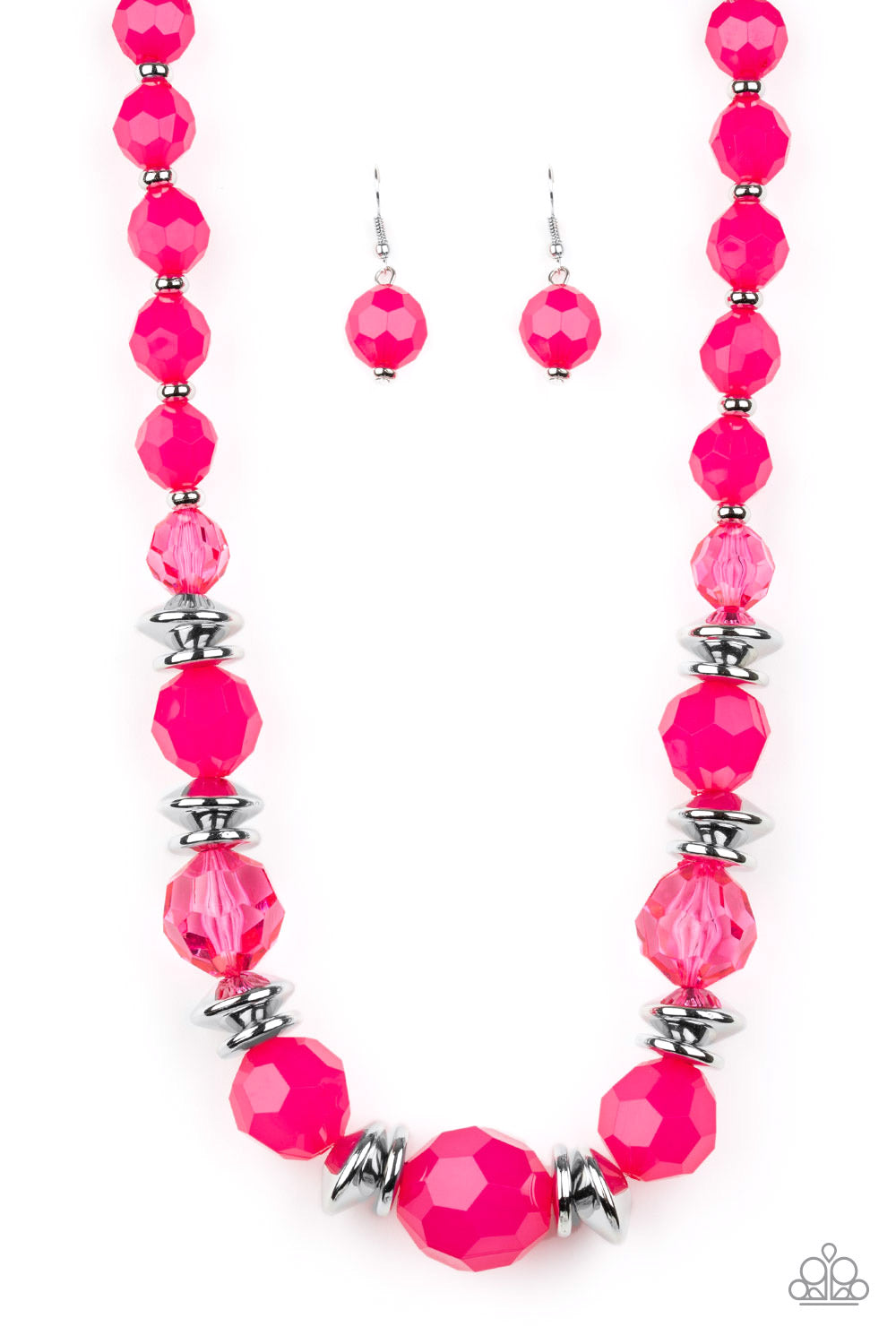 Paparazzi Accessories Dine and Dash - Pink Necklaces - Lady T Accessories