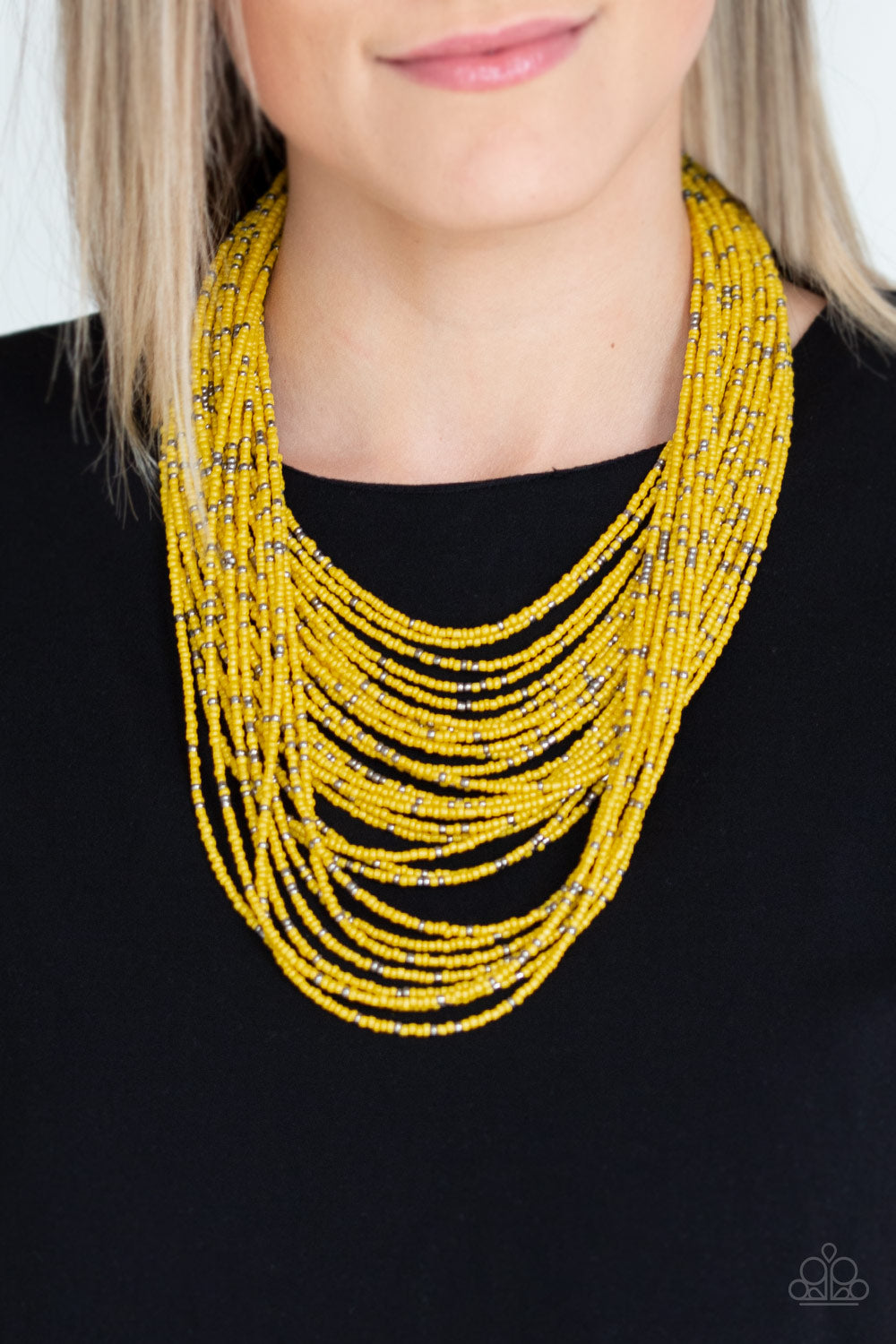 Paparazzi Accessories Rio Rainforest - Yellow Necklaces - Lady T Accessories