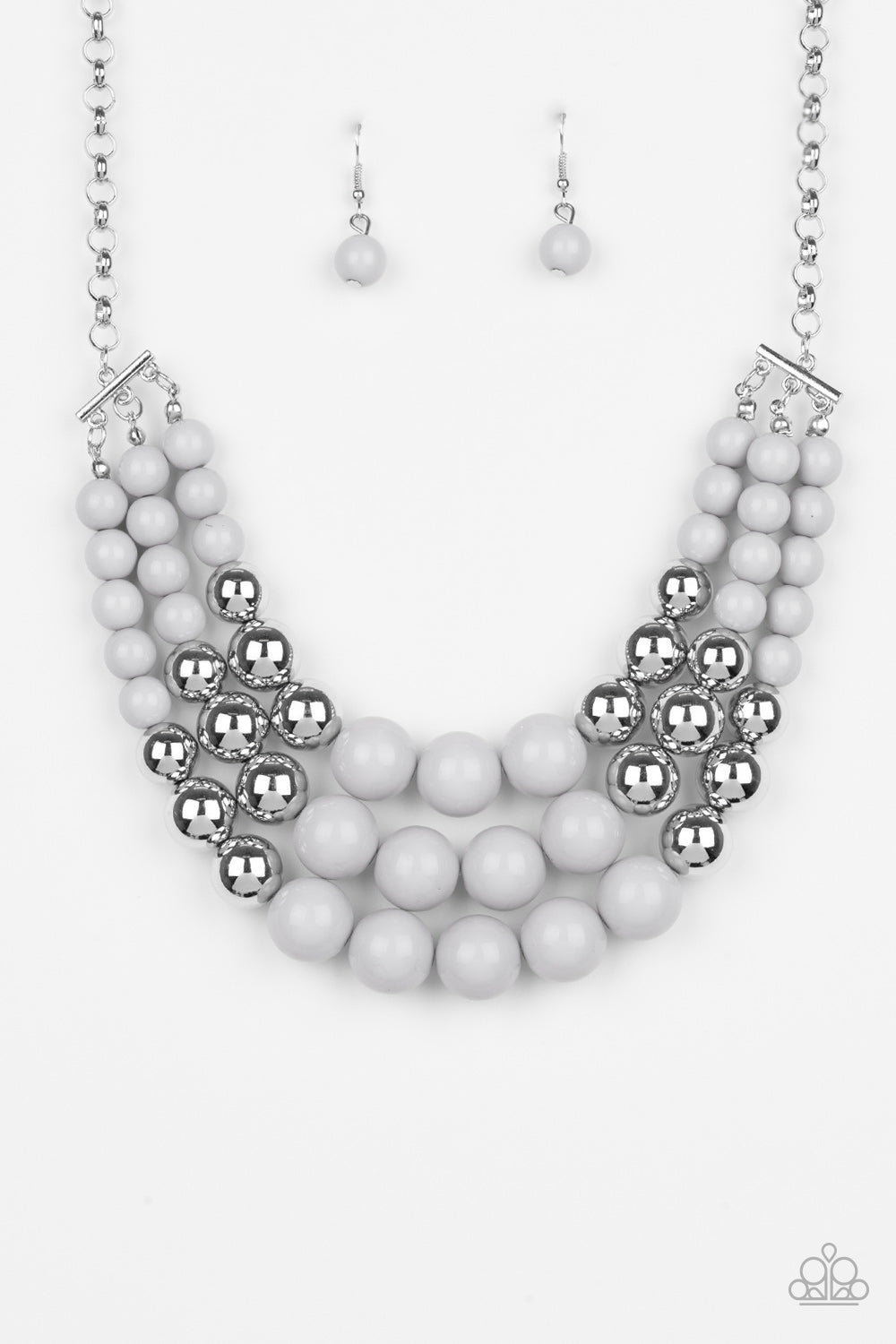 Paparazzi Accessories Dream Pop  Silver Necklaces - Lady T Accessories