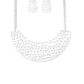 Paparazzi Accessories Powerful Prowl - White Necklaces - Lady T Accessories