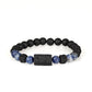 Paparazzi Accessories Zenned Out - Blue Urban Bracelets - Lady T Accessories