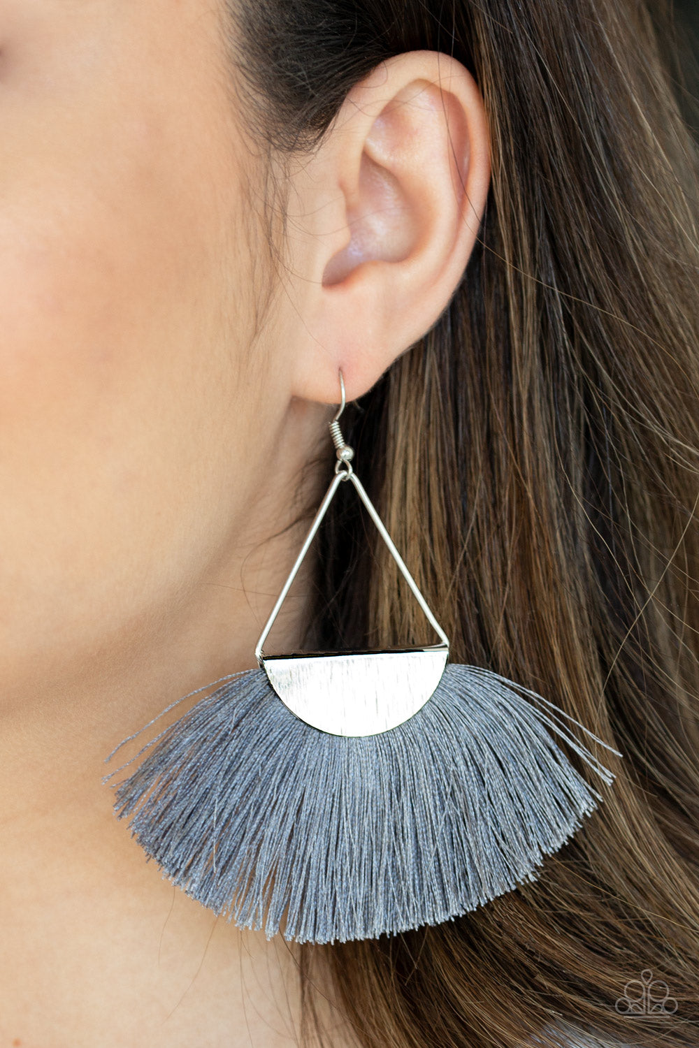 Paparazzi Accessories Modern Mayan - Silver Earrings - Lady T Accessories