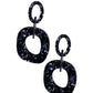 Paparazzi Accessories Confetti Congo - Blue Earrings - Lady T Accessories