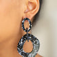Paparazzi Accessories Confetti Congo - Blue Earrings - Lady T Accessories