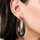 Paparazzi Accessories HOOPS! I Did it Again - Black Hoop Earrings - Lady T Accessories