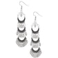 Paparazzi Accessories Take Your Chime - Silver Earrings - Lady T Accessories