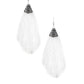 Paparazzi Accessories Tassel Temptress - White Earrings - Lady T Accessories