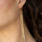 Paparazzi Accessories Center Stage Status Gold Earrings - Lady T Accessories