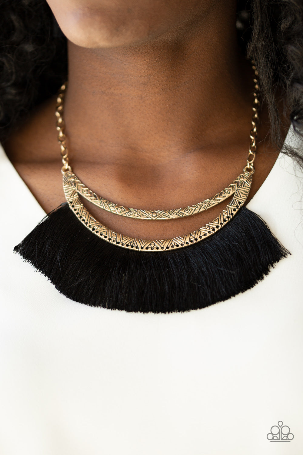Paparazzi Accessories The Mane Event - Gold Necklaces - Lady T Accessories