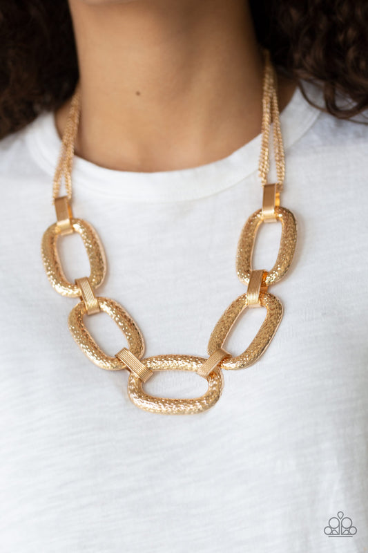 Paparazzi Accessories Take Charge - Gold Necklaces - Lady T Accessories