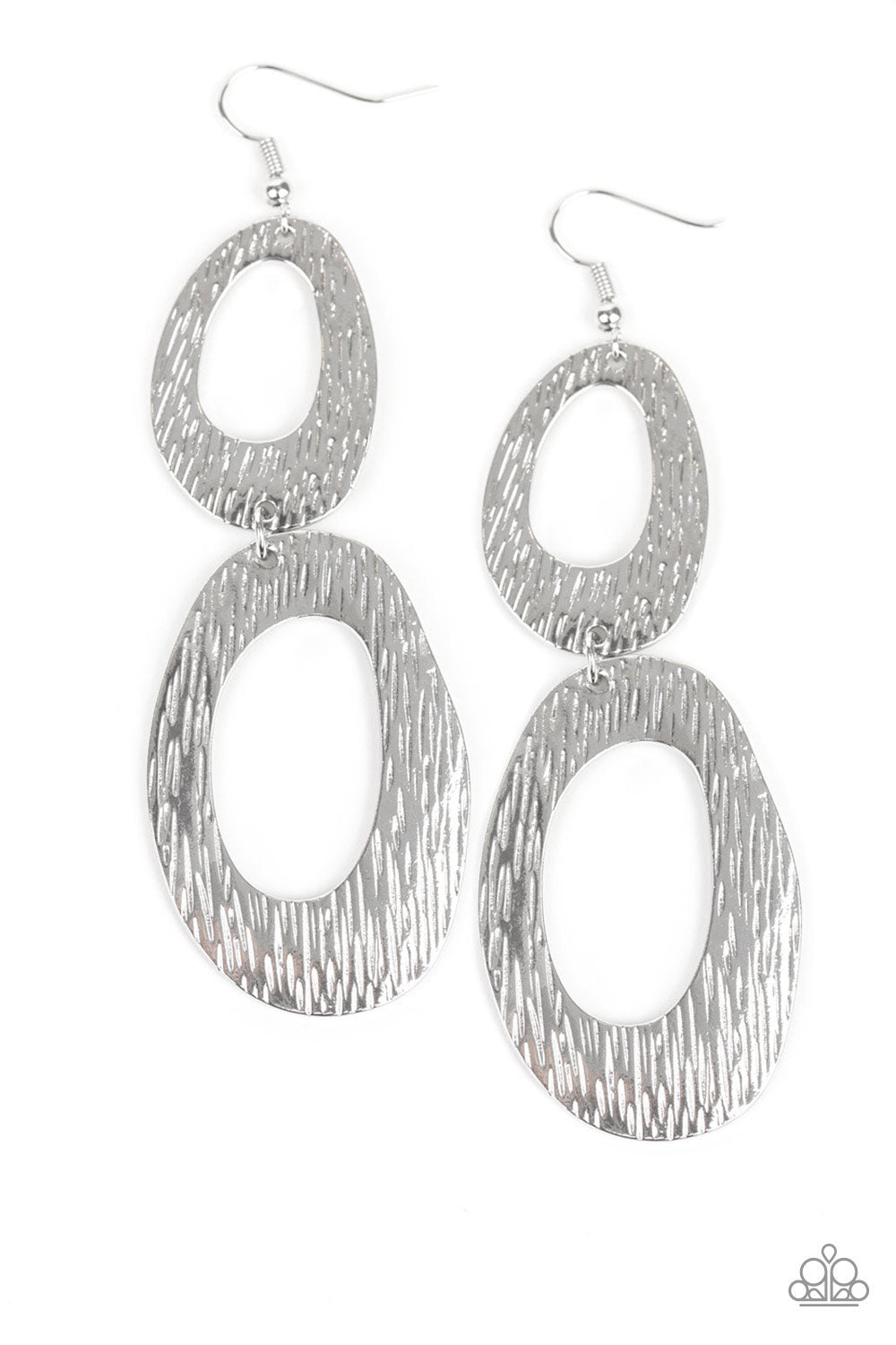 Paparazzi Accessories I've SHEEN It All - Silver Earrings - Lady T Accessories