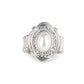 Paparazzi Accessories Titanic Twinkle - White Rings - Lady T Accessories
