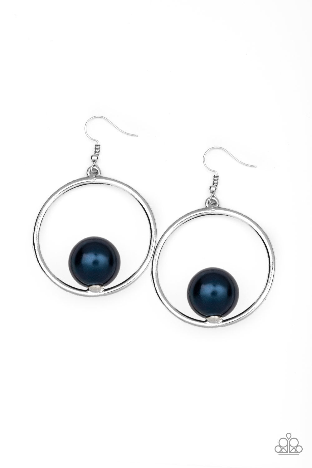 Paparazzi Accessories Solitaire REFINEMENT- Blue Earrings - Lady T Accessories