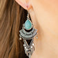 Vintage Vegabond Blue Earrings Paparazzi Accessories Lady T Accessories - Lady T Accessories