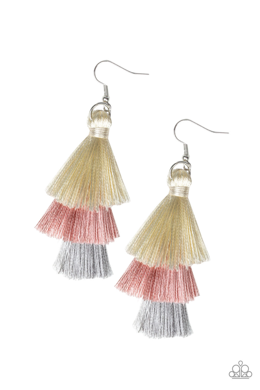 Paparazzi Accessories Hold On to Your Tassel! - Pink Earrings - Lady T Accessories