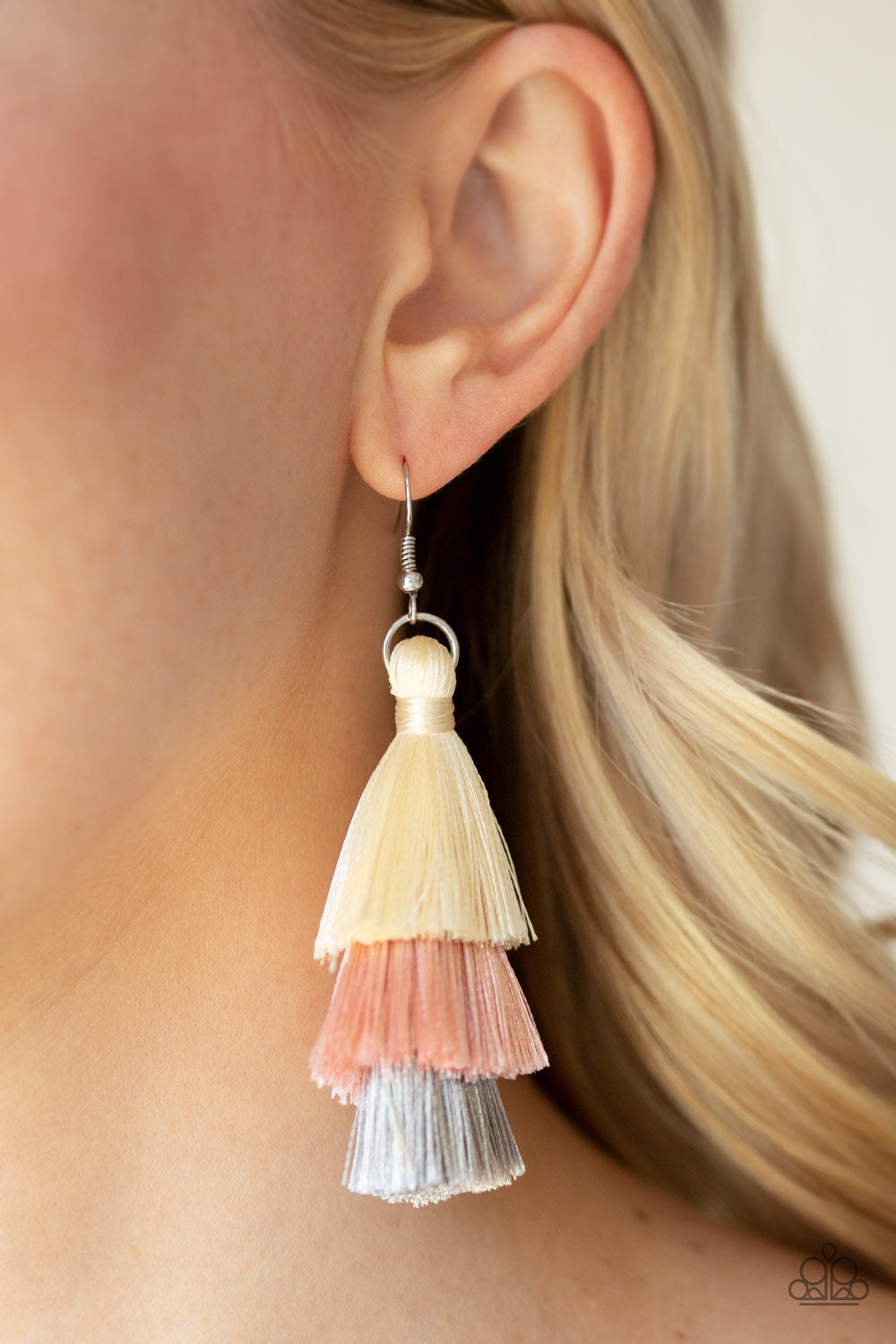 Paparazzi Accessories Hold On to Your Tassel! - Pink Earrings - Lady T Accessories