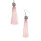Paparazzi Accessories Make Room for Plume - Pink Earrings - Lady T Accessories