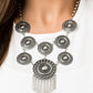Paparazzi Accessories Modern Medalist - Silver Necklaces - Lady T Accessories