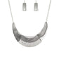 Paparazzi Accessories Utterly Untamable - Silver Necklaces - Lady T Accessories
