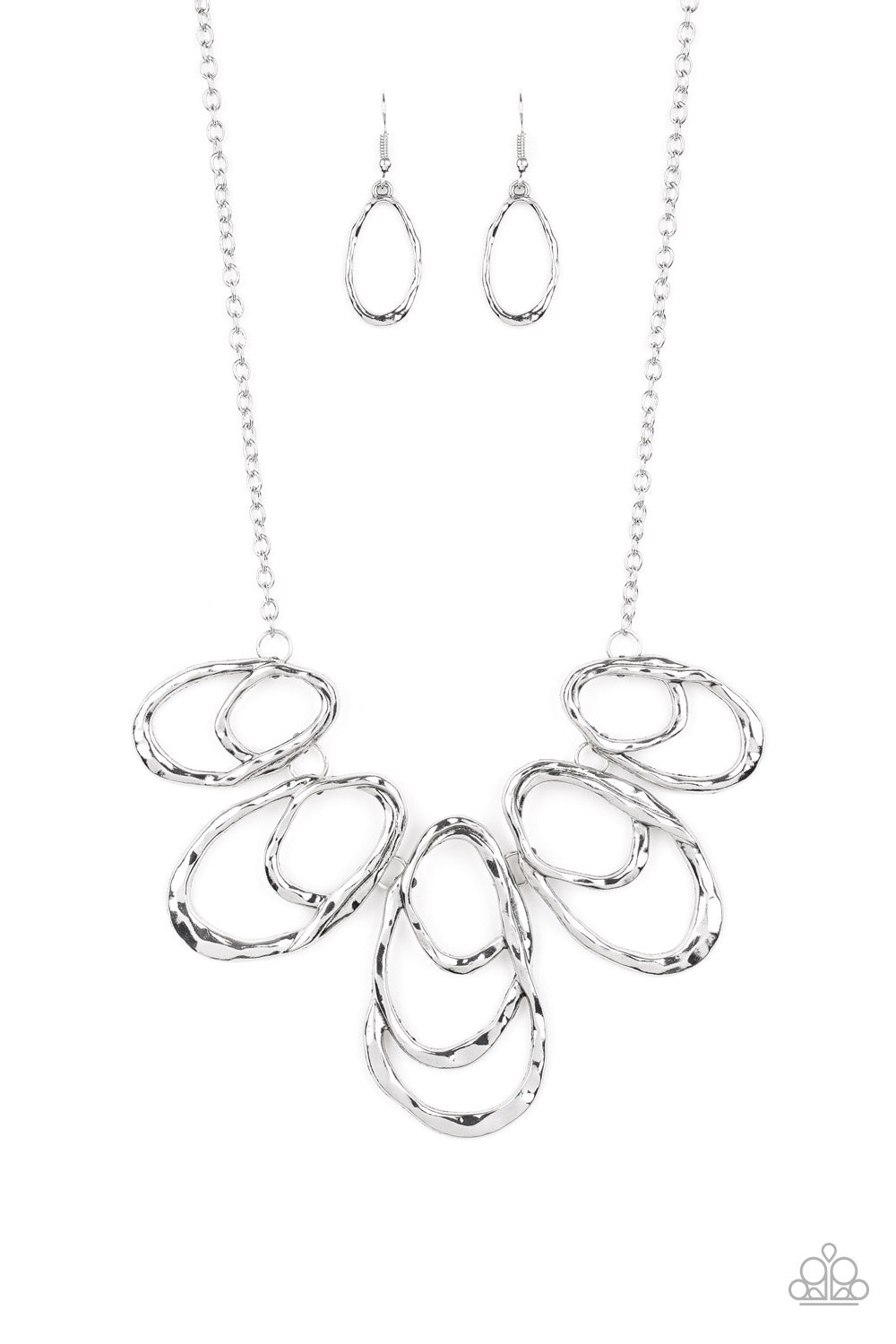 Paparazzi Accessories Terra Storm - Silver Necklaces - Lady T Accessories