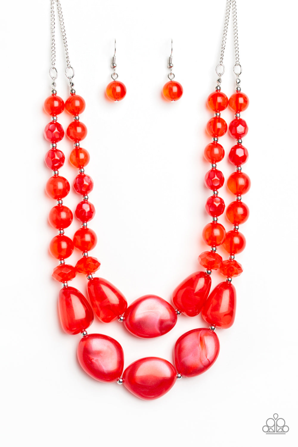 Paparazzi Accessories Beach Glam - Red Necklaces - Lady T Accessories