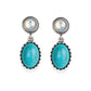 Paparazzi Accessories Western Oasis - Blue Earrings - Lady T Accessories