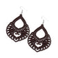 Paparazzi Accessories If You WOOD Be So Kind - Brown Earrings - Lady T Accessories