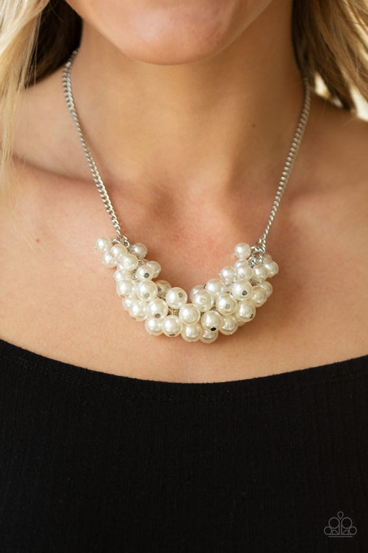 Paparazzi Accessories Grandiose Glimmer - White Necklaces - Lady T Accessories