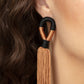 Paparazzi Accessories Moroccan Mambo - Brown Earrings - Lady T Accessories
