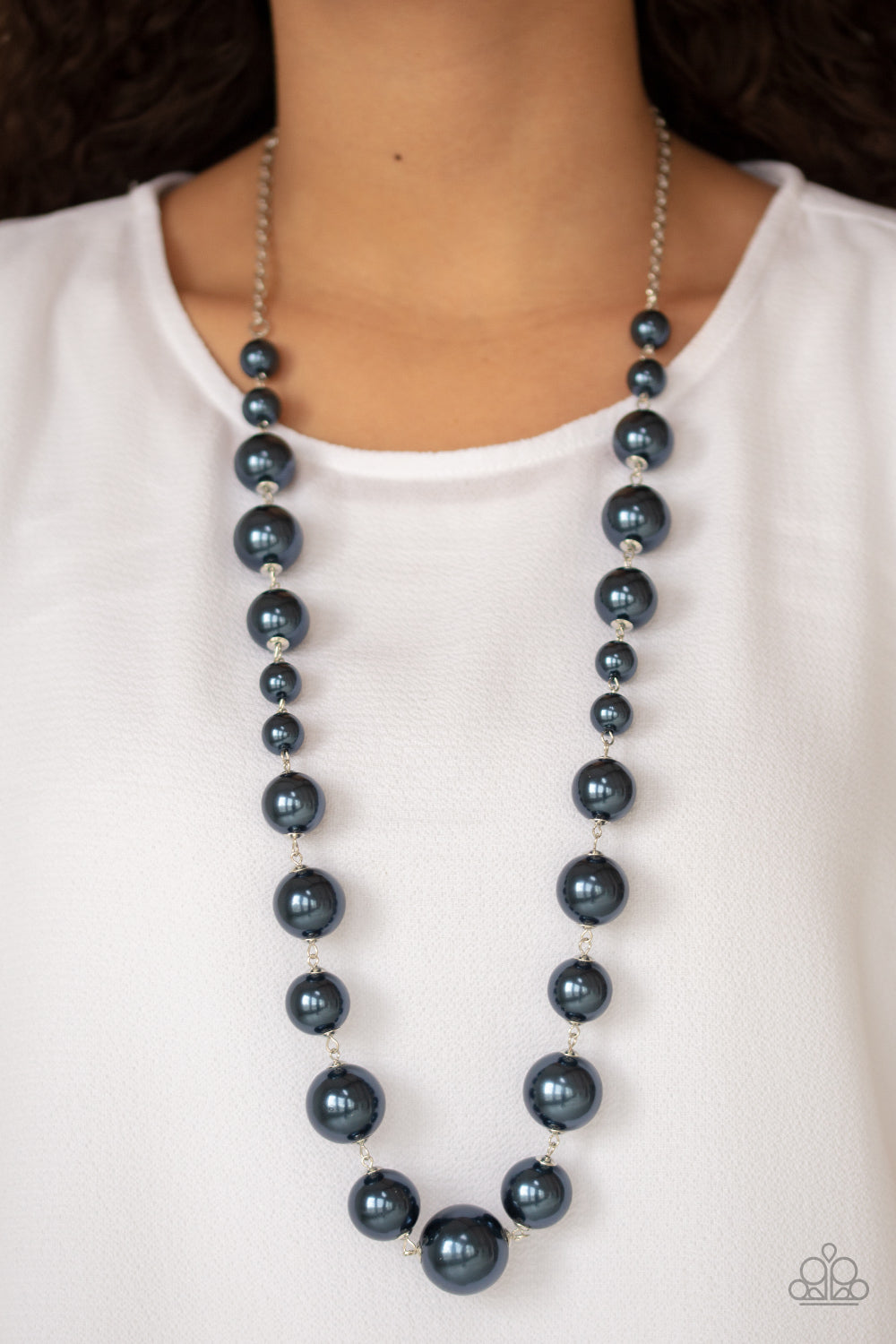 Paparazzi Accessories Pearl Prodigy - Blue Necklaces - Lady T Accessories