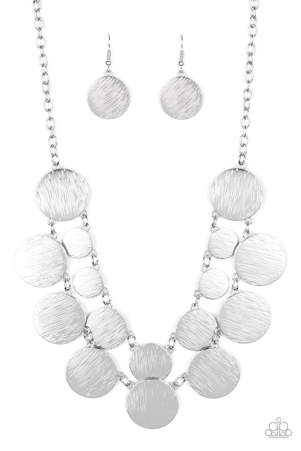 Paparazzi Accessories Stop and Reflect - Silver Necklaces - Lady T Accessories