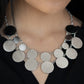 Paparazzi Accessories Stop and Reflect - Silver Necklaces - Lady T Accessories