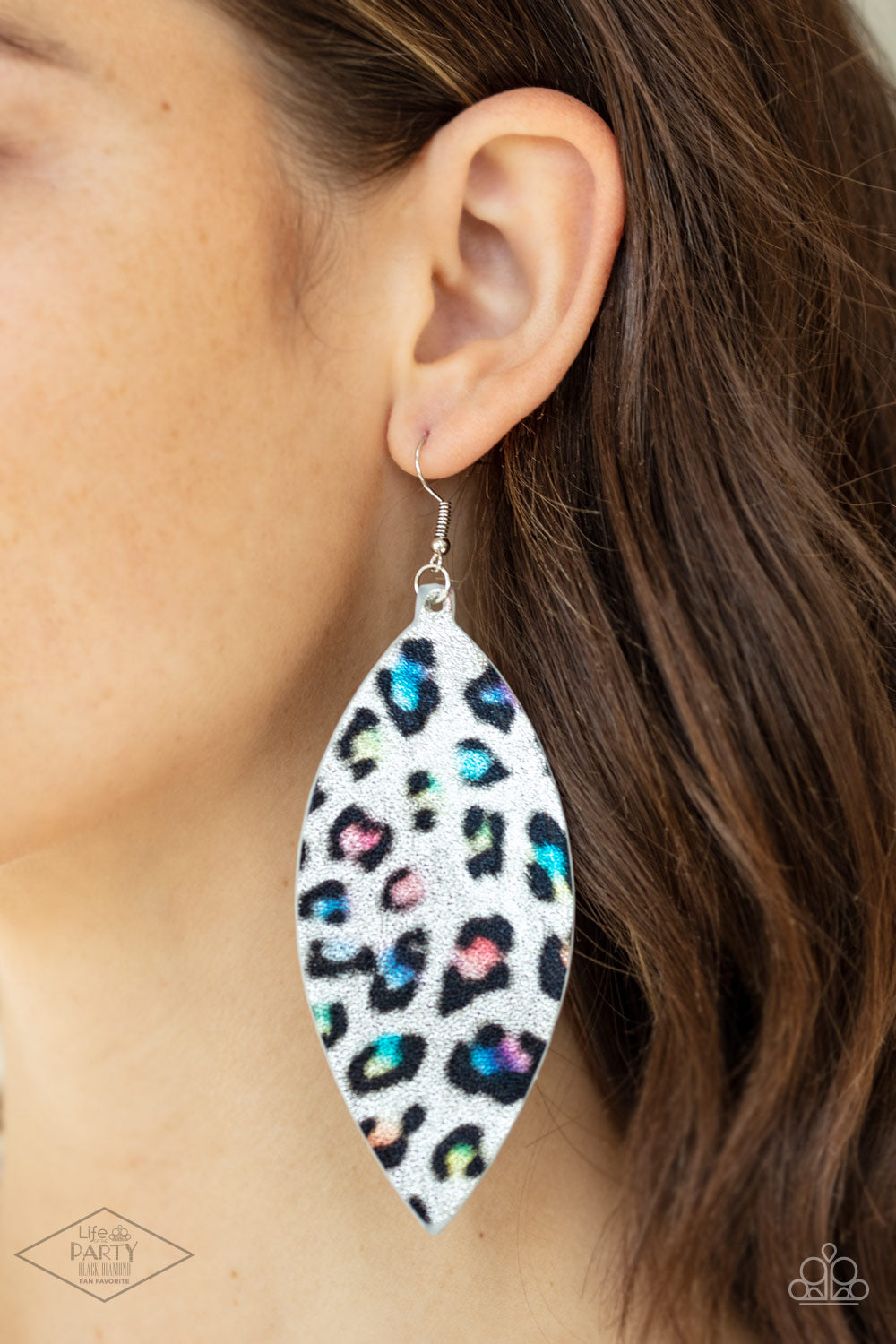 Paparazzi Accessories Once a CHEETAH, Always a CHEETAH - Multi Earrings - Lady T Accessories