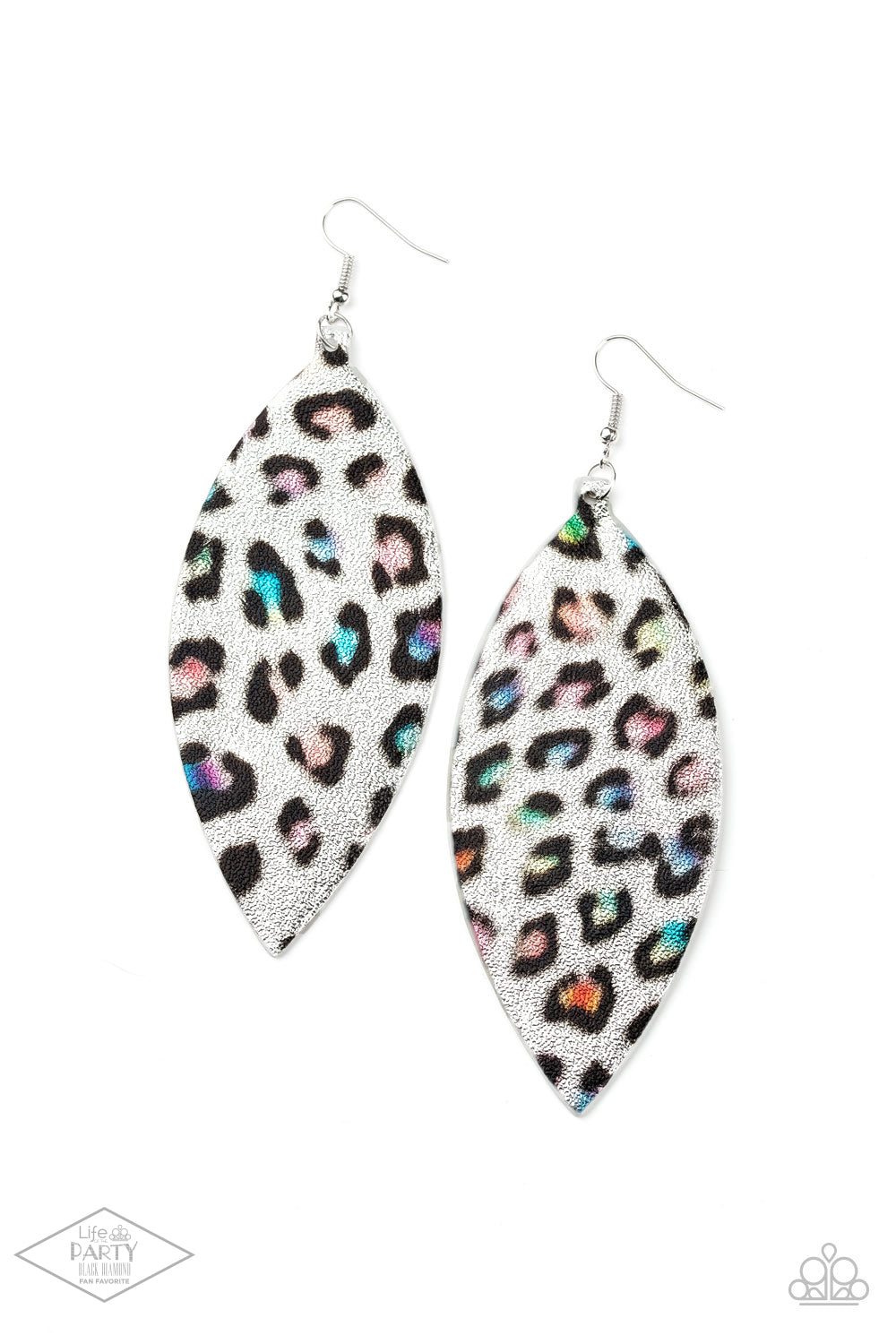 Paparazzi Accessories Once a CHEETAH, Always a CHEETAH - Multi Earrings - Lady T Accessories