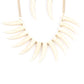Paparazzi Accessories Tusk Tundra - White Necklaces - Lady T Accessories
