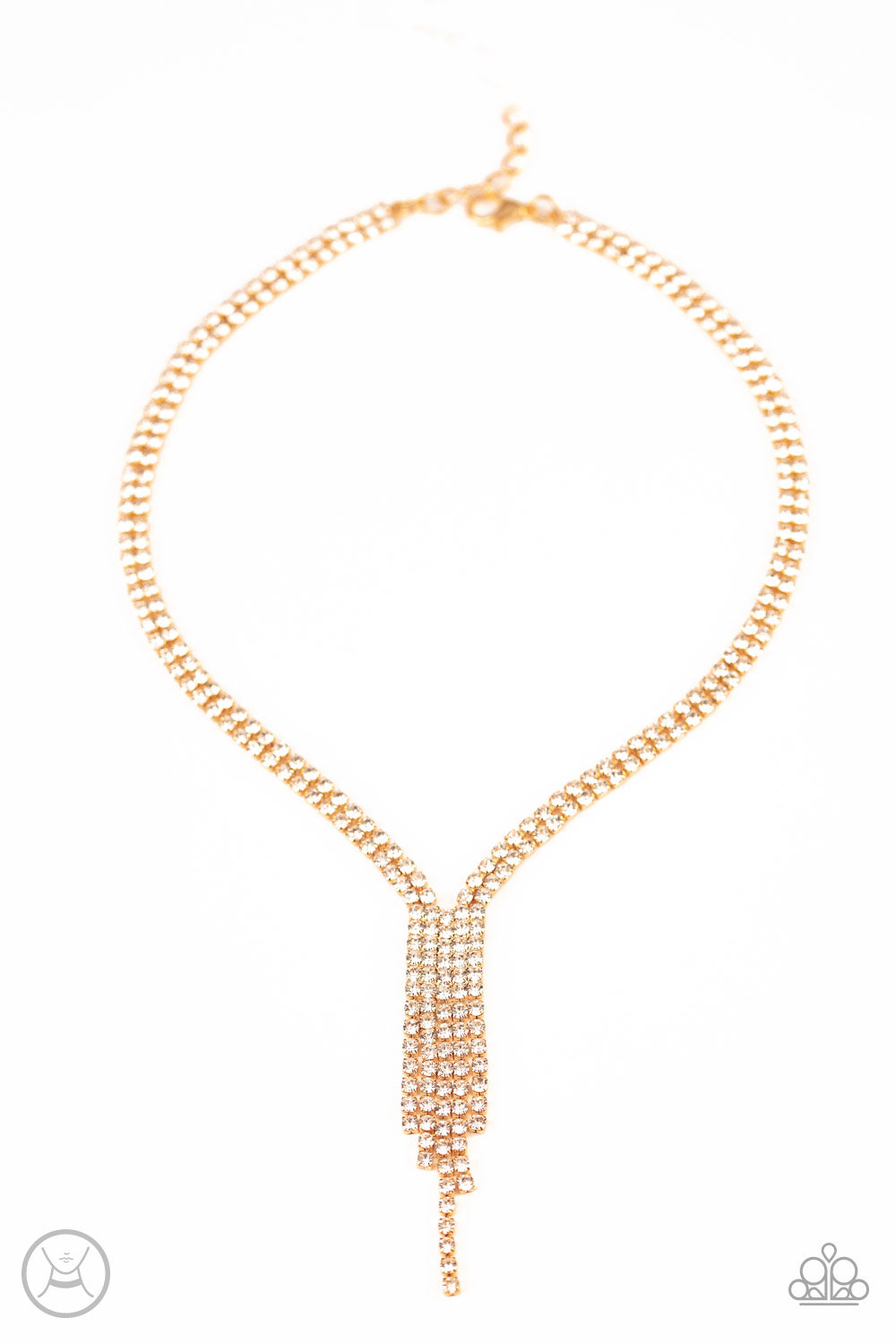 Paparazzi Accessories Double the Diva - Gold Necklaces - Lady T Accessories