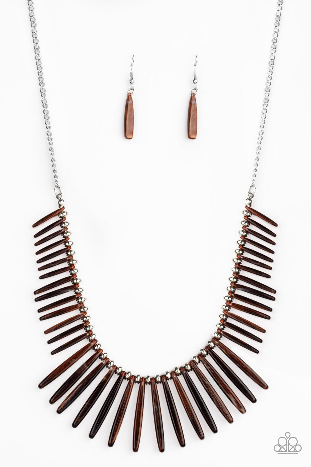 Paparazzi Accessories Out of My Element - Brown Necklaces - Lady T Accessories