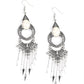 Paparazzi Accessories Southern Spearhead - White Earrings - Lady T Accessories
